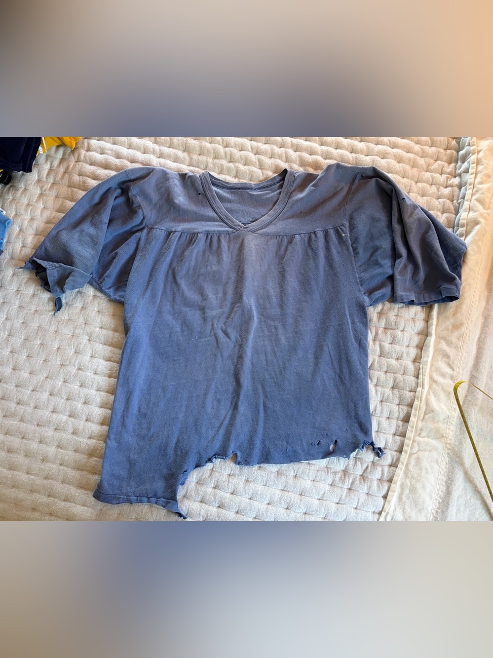 Vintage distressed thrashed tee shirt S/M